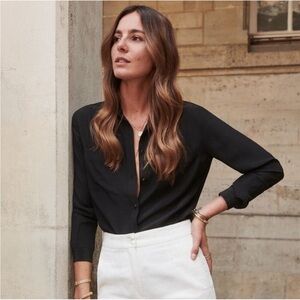 Sezane silk blouse